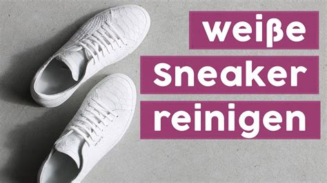 weiße nike thea reinigen|was tun für weiße sneaker.